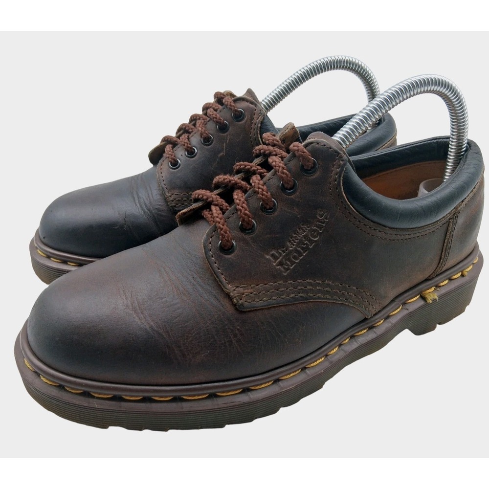 Dr Martens 8053 Shoes Mens 7 Womens 9 Brown Leather Casual Made In England